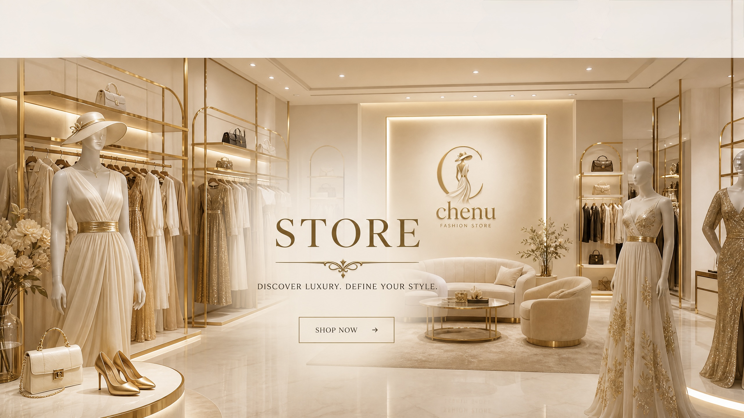 CHENU FASHION STORE luxury fashion header